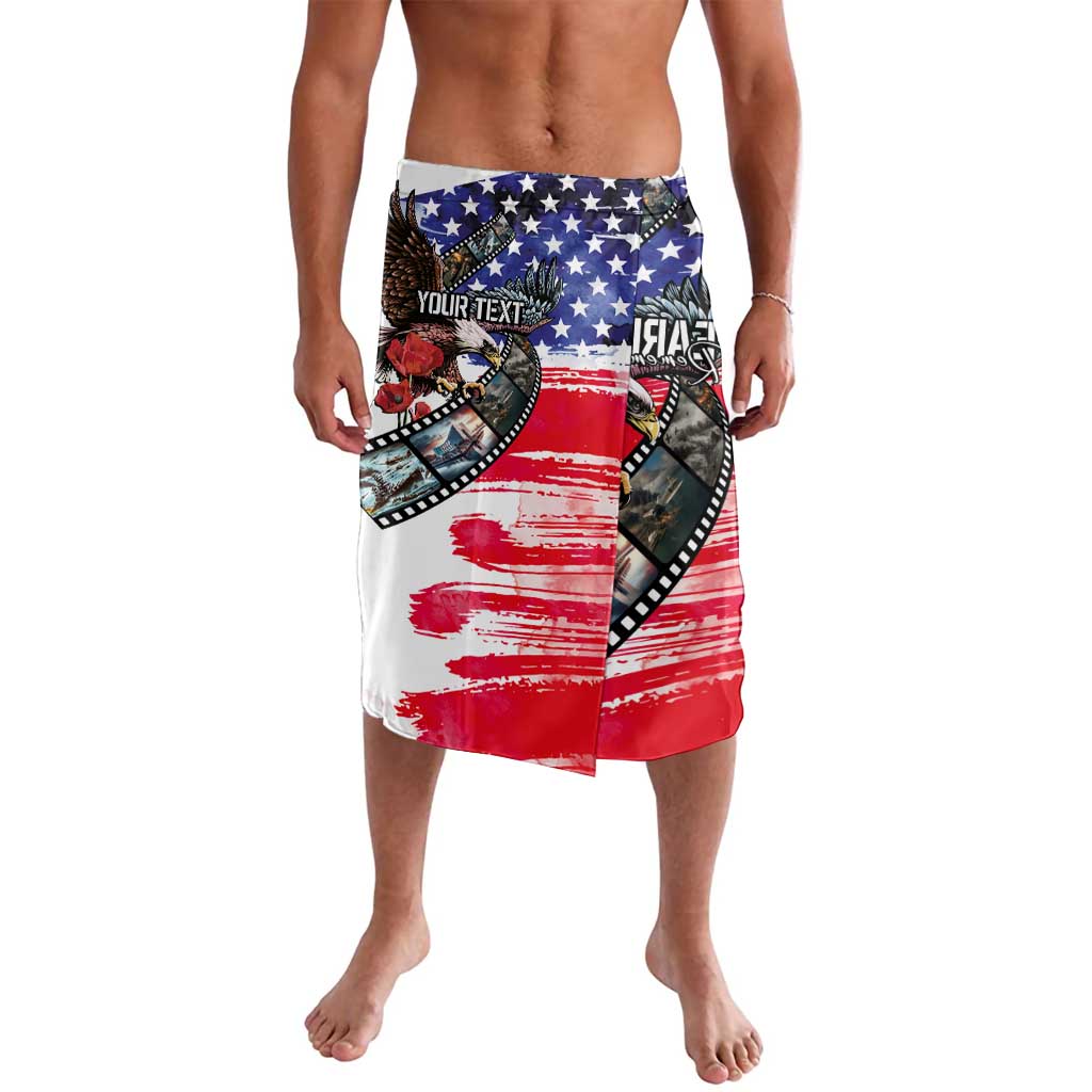 Pearl Harbor Remembrance Day Personalized Lavalava Lest We Forget - The Bald Eagle Remembers - Polynesian Pride