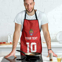 Custom Mate Ma'a Tonga Rugby Apron Ngatu Tribal Motifs Sporty Style - Polynesian Pride