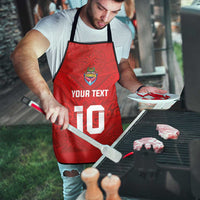 Custom Mate Ma'a Tonga Rugby Apron Ngatu Tribal Motifs Sporty Style - Polynesian Pride