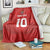 Custom Mate Ma'a Tonga Rugby Blanket Ngatu Tribal Motifs Sporty Style - Polynesian Pride