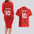 Custom Mate Ma'a Tonga Rugby Couples Matching Long Sleeve Bodycon Dress and Hawaiian Shirt Ngatu Tribal Motifs Sporty Style - Polynesian Pride