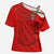 Custom Mate Ma'a Tonga Rugby Cross Shoulder Shirt Ngatu Tribal Motifs Sporty Style - Polynesian Pride