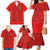 Custom Mate Ma'a Tonga Rugby Family Matching Mermaid Dress and Hawaiian Shirt Ngatu Tribal Motifs Sporty Style - Polynesian Pride