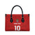 Custom Mate Ma'a Tonga Rugby Leather Bag Ngatu Tribal Motifs Sporty Style - Polynesian Pride