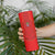 Custom Mate Ma'a Tonga Rugby Skinny Tumbler Ngatu Tribal Motifs Sporty Style - Polynesian Pride