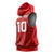 Custom Mate Ma'a Tonga Rugby Sleeveless Hoodie Ngatu Tribal Motifs Sporty Style - Polynesian Pride