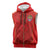 Custom Mate Ma'a Tonga Rugby Sleeveless Zip Hoodie Ngatu Tribal Motifs Sporty Style - Polynesian Pride