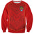 Custom Mate Ma'a Tonga Rugby Sweatshirt Ngatu Tribal Motifs Sporty Style - Polynesian Pride