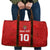 Custom Mate Ma'a Tonga Rugby Travel Bag Ngatu Tribal Motifs Sporty Style - Polynesian Pride