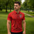 Custom Mate Ma'a Tonga Rugby Zipper Polo Shirt Ngatu Tribal Motifs Sporty Style - Polynesian Pride