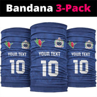 Custom Samoa Rugby Neck Gaiter Tatau Tribal Motifs Sporty Style - Polynesian Pride