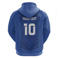 Custom Samoa Rugby Zip Hoodie Tatau Tribal Motifs Sporty Style - Polynesian Pride