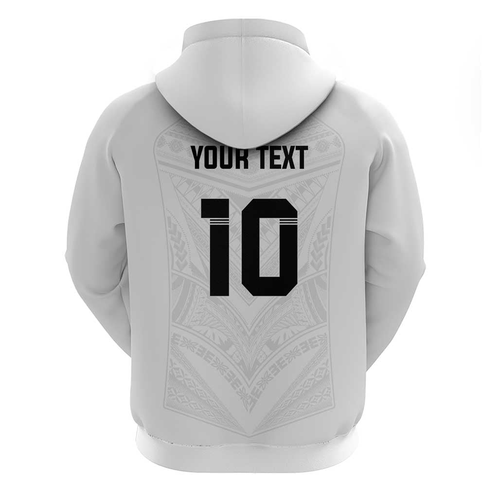 Custom Fiji Rugby Hoodie Tapa Tribal Motifs Sporty Style - Polynesian Pride