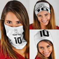 Custom Fiji Rugby Neck Gaiter Tapa Tribal Motifs Sporty Style - Polynesian Pride