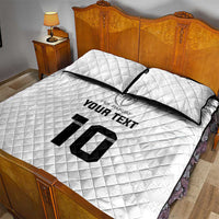 Custom Fiji Rugby Quilt Bed Set Tapa Tribal Motifs Sporty Style - Polynesian Pride