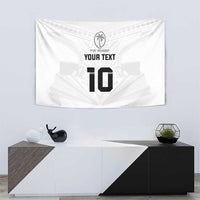 Custom Fiji Rugby Tapestry Tapa Tribal Motifs Sporty Style - Polynesian Pride