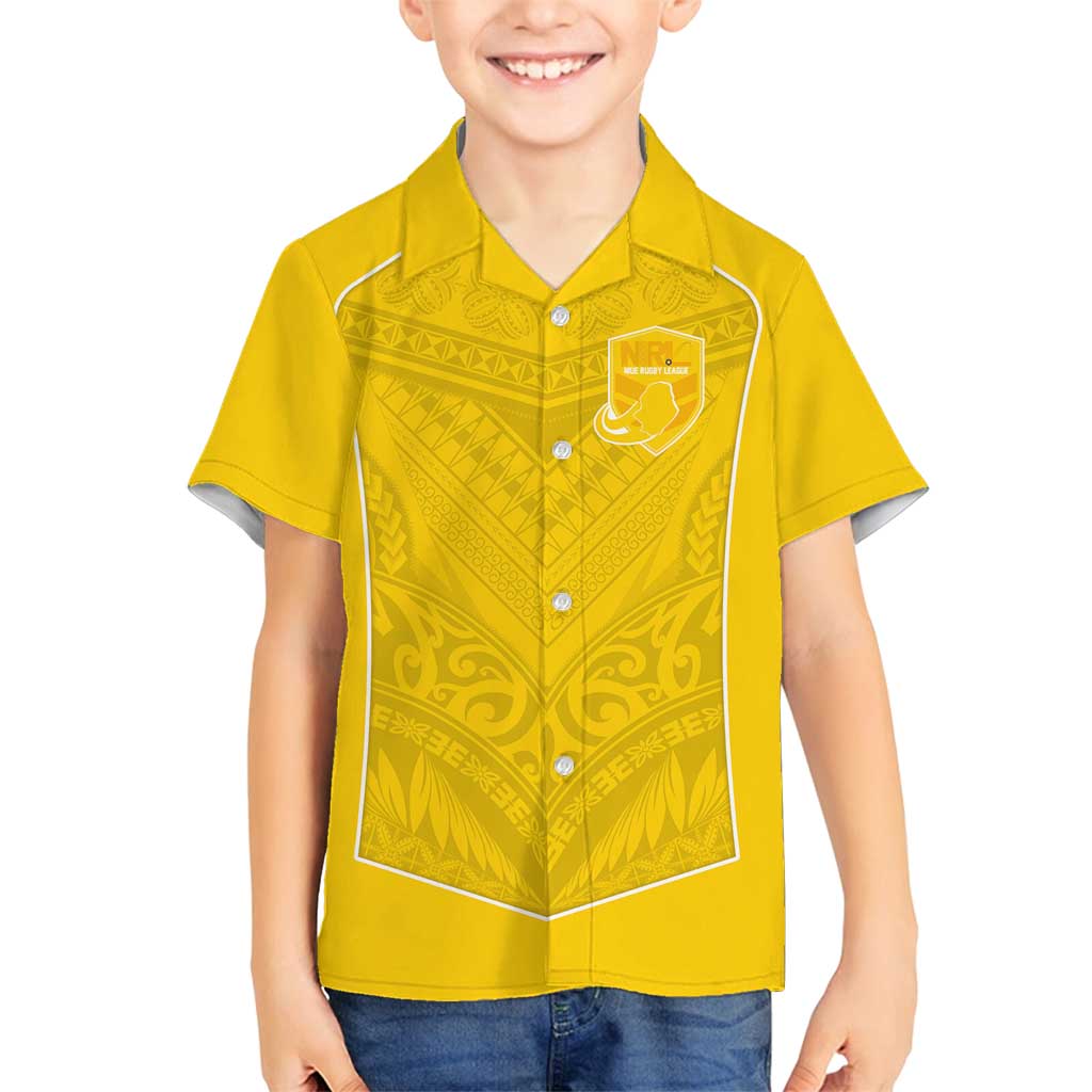 Custom Niue Rugby Family Matching Puletasi and Hawaiian Shirt Hiapo Tribal Motifs Sporty Style - Polynesian Pride