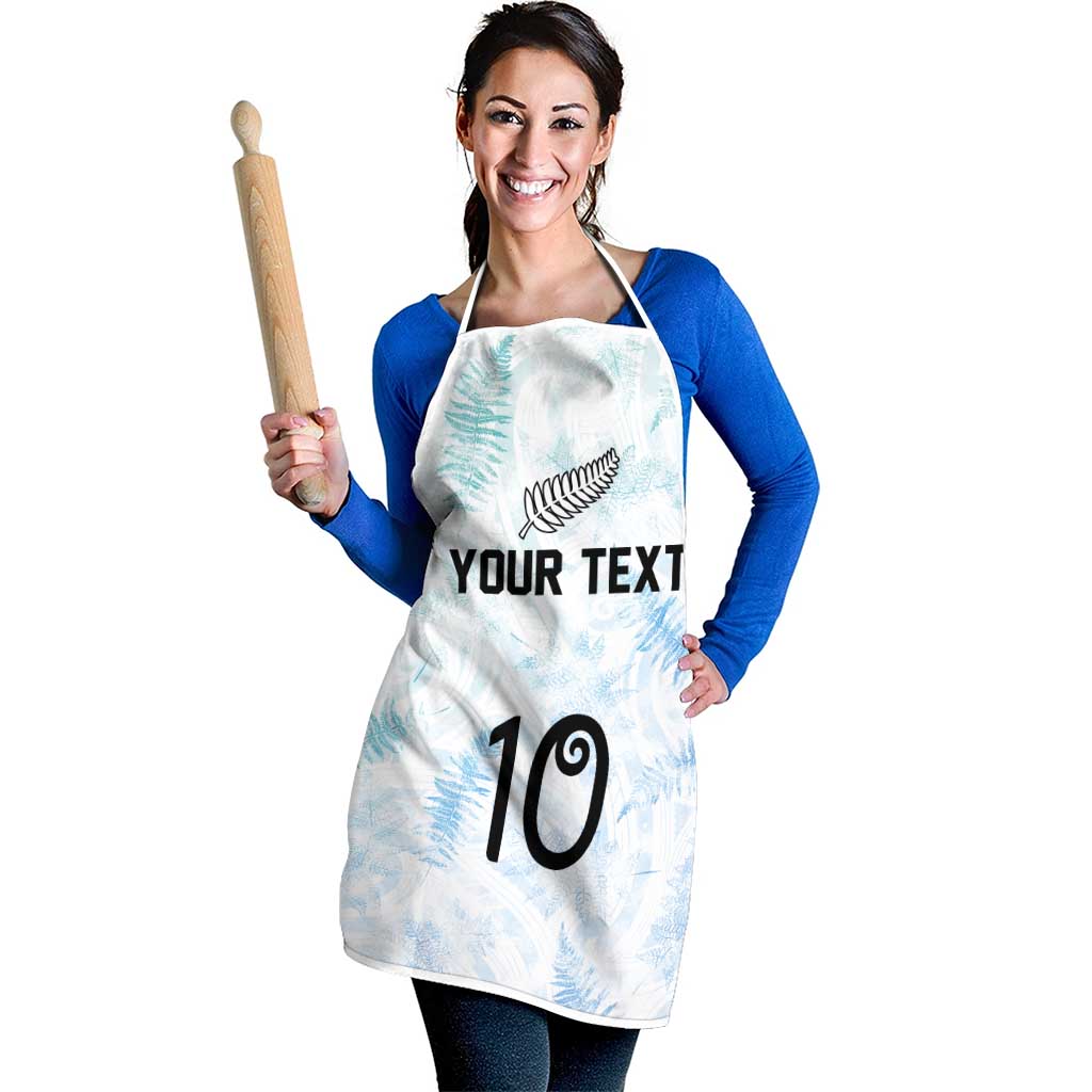 Custom New Zealand Football Apron The Whites-Aotearoa Inspired - Polynesian Pride