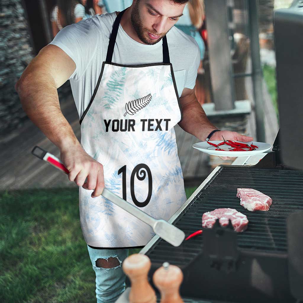 Custom New Zealand Football Apron The Whites-Aotearoa Inspired - Polynesian Pride
