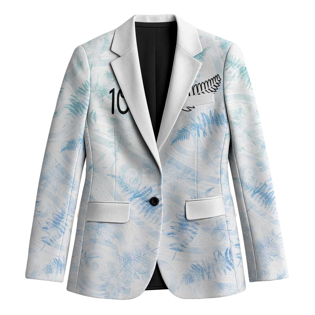 Custom New Zealand Football Blazer The Whites-Aotearoa Inspired - Polynesian Pride