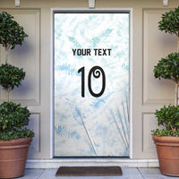 Custom New Zealand Football Door Cover The Whites-Aotearoa Inspired - Polynesian Pride