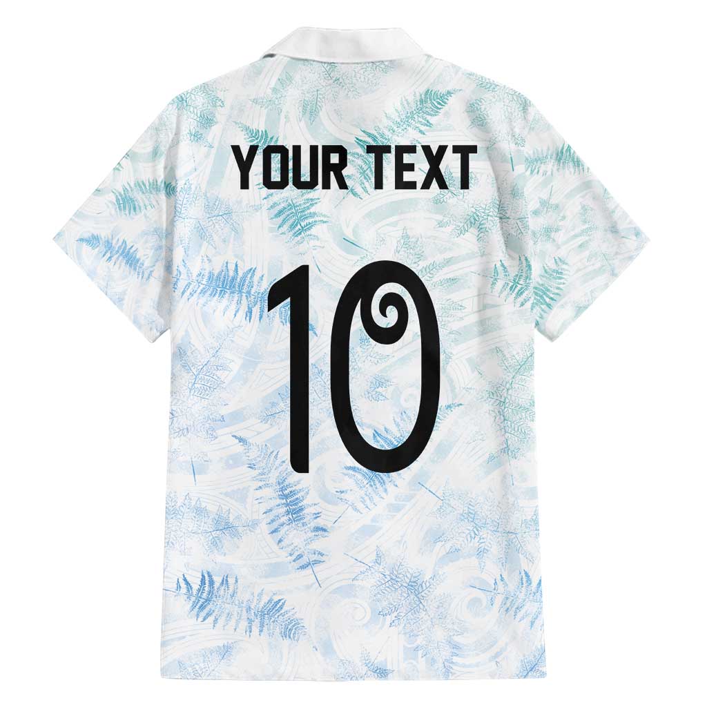 Custom New Zealand Football Family Matching Long Sleeve Bodycon Dress and Hawaiian Shirt The Whites-Aotearoa Inspired - Polynesian Pride