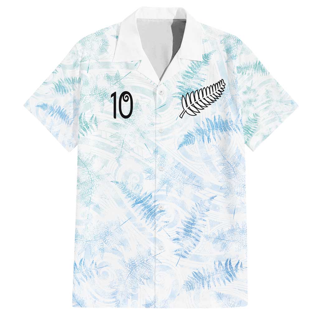 Custom New Zealand Football Family Matching Tank Maxi Dress and Hawaiian Shirt The Whites-Aotearoa Inspired - Polynesian Pride