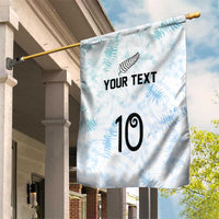 Custom New Zealand Football Garden Flag The Whites-Aotearoa Inspired - Polynesian Pride