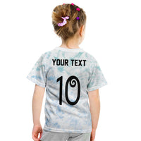 Custom New Zealand Football Kid T Shirt The Whites-Aotearoa Inspired - Polynesian Pride