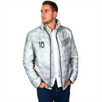 Custom New Zealand Football Padded Jacket The Whites-Aotearoa Inspired - Polynesian Pride