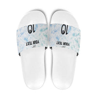 Custom New Zealand Football Slide Sandals The Whites-Aotearoa Inspired - Polynesian Pride