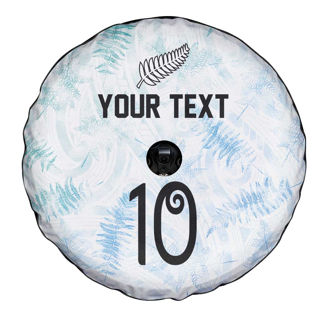 Custom New Zealand Football Spare Tire Cover The Whites-Aotearoa Inspired - Polynesian Pride