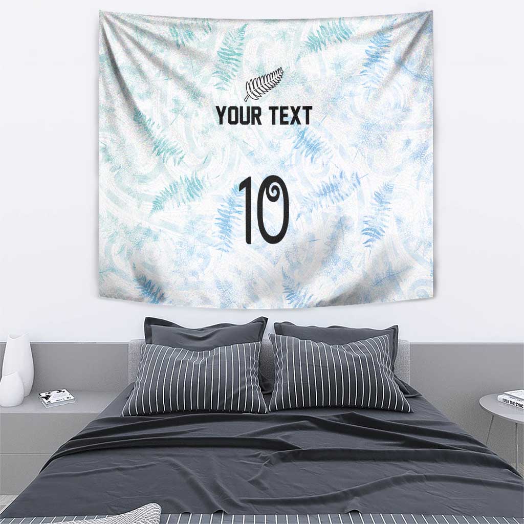 Custom New Zealand Football Tapestry The Whites-Aotearoa Inspired - Polynesian Pride