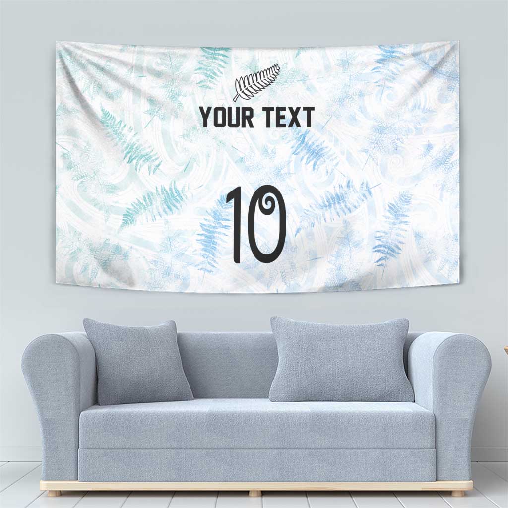 Custom New Zealand Football Tapestry The Whites-Aotearoa Inspired - Polynesian Pride