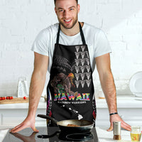 Hawaii Rainbow Warriors Apron Kakau Shark Tooth and Polynesian Art Tattoo LT03 - Polynesian Pride