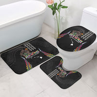 Hawaii Rainbow Warriors Bathroom Set Kakau Shark Tooth and Polynesian Art Tattoo LT03 - Polynesian Pride