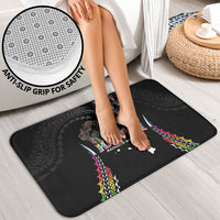 Hawaii Rainbow Warriors Bathroom Set Kakau Shark Tooth and Polynesian Art Tattoo LT03 - Polynesian Pride