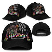Hawaii Rainbow Warriors Classic Cap Kakau Shark Tooth and Polynesian Art Tattoo LT03 - Polynesian Pride