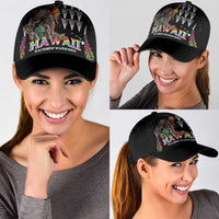 Hawaii Rainbow Warriors Classic Cap Kakau Shark Tooth and Polynesian Art Tattoo LT03 - Polynesian Pride