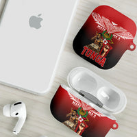 Mate Ma'a Tonga AirPods Case Traditional Warrior and Ngatu Art Pattern LT03 - Polynesian Pride