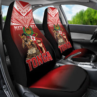 Mate Ma'a Tonga Car Seat Cover Traditional Warrior and Ngatu Art Pattern LT03 - Polynesian Pride