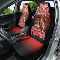 Mate Ma'a Tonga Car Seat Cover Traditional Warrior and Ngatu Art Pattern LT03 - Polynesian Pride