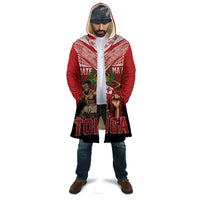 Mate Ma'a Tonga Cloak Traditional Warrior and Ngatu Art Pattern LT03 - Polynesian Pride