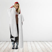 Mate Ma'a Tonga Hooded Blanket Traditional Warrior and Ngatu Art Pattern LT03 - Polynesian Pride