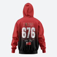 Mate Ma'a Tonga Hoodie Traditional Warrior and Ngatu Art Pattern LT03 - Polynesian Pride
