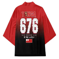Mate Ma'a Tonga Kimono Traditional Warrior and Ngatu Art Pattern LT03 - Polynesian Pride