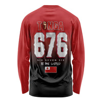 Mate Ma'a Tonga Long Sleeve Shirt Traditional Warrior and Ngatu Art Pattern LT03 - Polynesian Pride