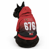 Mate Ma'a Tonga Pet Hoodie Traditional Warrior and Ngatu Art Pattern LT03 - Polynesian Pride