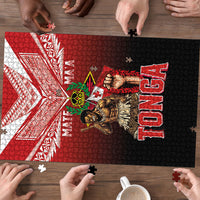 Mate Ma'a Tonga Puzzle Traditional Warrior and Ngatu Art Pattern LT03 - Polynesian Pride