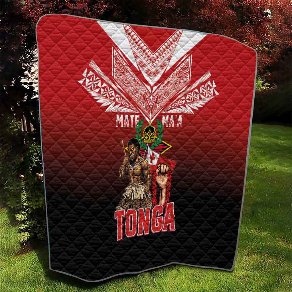 Mate Ma'a Tonga Quilt Traditional Warrior and Ngatu Art Pattern LT03 - Polynesian Pride